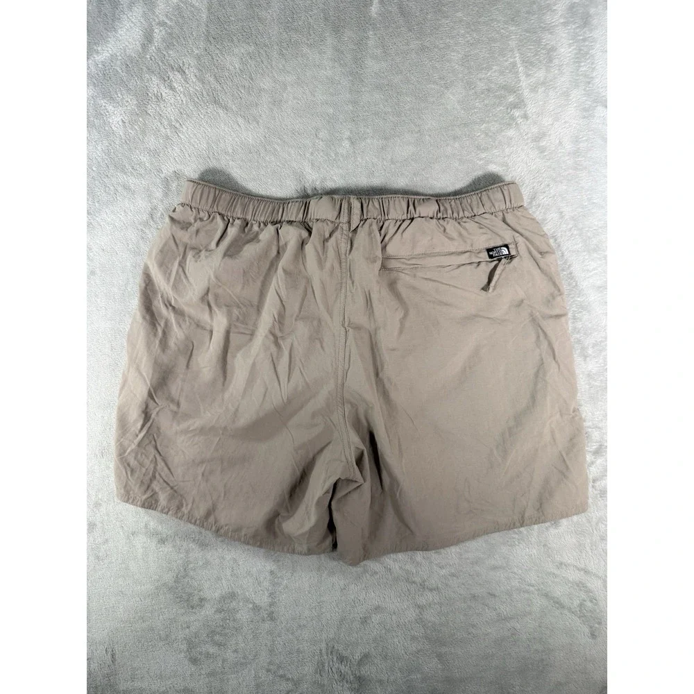The North Face Shorts Mens Large Beige Belted Hiking Trail Outdoor